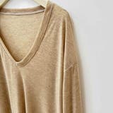 季節の変わり目にも大活躍シアートップス 長袖 Vネック | maison de LATIR | 詳細画像13 