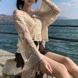 春の頼れる長袖クロシェカーディガン トップス 羽織 | maison de LATIR | 詳細画像3