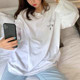 ホワイト | ラグランスリーブBIGロンT ビッグシルエット オーバーサイズ | maison de LATIR