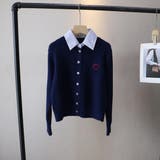 大人かわいい着映えニットカーディガン トップス 羽織 | maison de LATIR | 詳細画像6 