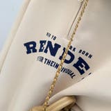 冬の大人カジュアルハーフジップバイカラーレイヤード風ロゴトレーナー 切替 重ね着 | maison de LATIR | 詳細画像6 