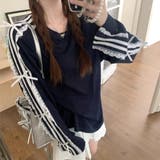 甘さと抜け感をほどよく楽しむ、レースリボンライントップス 大人カジュアルトップス… | maison de LATIR | 詳細画像2 