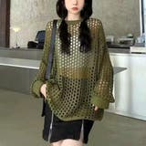 着るだけでサマ見え。メッシュニット 春 春服 | maison de LATIR | 詳細画像2 