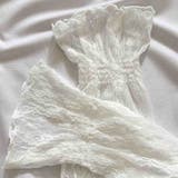 大人の透け感。シアードットメロウインナー レース長袖カットソー 夏服 | maison de LATIR | 詳細画像13 