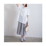 トレンドのゆるかわコーデに！サイドスリット半袖ビッグTシャツ カジュアル シンプル | maison de LATIR | 詳細画像4 