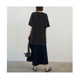 トレンドのゆるかわコーデに！サイドスリット半袖ビッグTシャツ カジュアル シンプル | maison de LATIR | 詳細画像5 