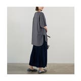 トレンドのゆるかわコーデに！サイドスリット半袖ビッグTシャツ カジュアル シンプル | maison de LATIR | 詳細画像7 