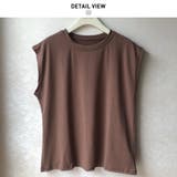着回しが効くシンプルノースリーブTシャツ Tシャツ ノースリーブ | maison de LATIR | 詳細画像9
