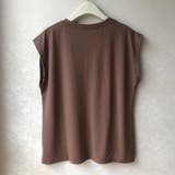 着回しが効くシンプルノースリーブTシャツ Tシャツ ノースリーブ | maison de LATIR | 詳細画像10