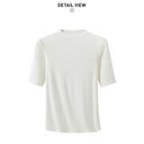 二の腕が隠れる5分丈Tシャツ ハイネック 5分袖 | maison de LATIR | 詳細画像10