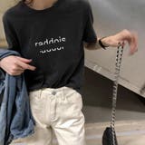 大人カジュアルにぴったりなワンポイントデザイン刺繍ハーフスリーブTシャツ | maison de LATIR | 詳細画像2 