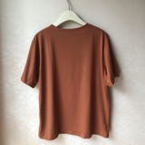 大人カジュアルにぴったりなワンポイントデザイン刺繍ハーフスリーブTシャツ | maison de LATIR | 詳細画像7 