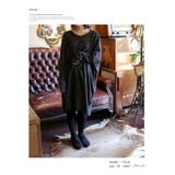 ゆったりニットソー袖シャーリングワンピース 韓国ファッション 春 | maison de LATIR | 詳細画像4 