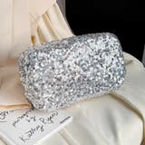 どんなスタイルにも華を添えるスパンコールチェーンショルダーバッグ 巾着型バッグ … | maison de LATIR | 詳細画像28 