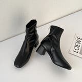 歩きやすくさりげなくスタイルアップできるバックジップブーツ 靴 シューズ | maison de LATIR | 詳細画像14