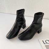 歩きやすくさりげなくスタイルアップできるバックジップブーツ 靴 シューズ | maison de LATIR | 詳細画像15