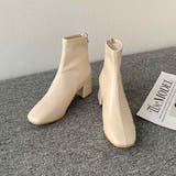 歩きやすくさりげなくスタイルアップできるバックジップブーツ 靴 シューズ | maison de LATIR | 詳細画像21