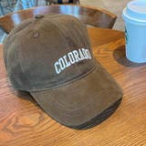 ブラウン | 幅広いスタイルにマッチするロゴ刺繍デザインキャップ 冬 ベースボールキャップ | maison de LATIR