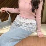 重ね着が楽しい。着回し上手なレイヤード夏を纏うレース巻きスカート | maison de LATIR | 詳細画像7 