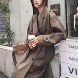 カーキ | コーデを上品に仕上げてくれるロングトレンチコート 秋 韓国 | maison de LATIR