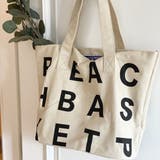 キナリ | 英字プリントがポイントのトートバッグ キャンバストートバッグ マザーバッグ | maison de LATIR