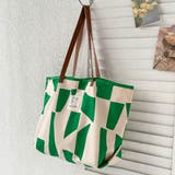 コーデのアクセントにぴったりな全面プリントデザインキャンバストートバッグ 大容量 | maison de LATIR | 詳細画像29