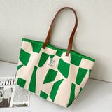 コーデのアクセントにぴったりな全面プリントデザインキャンバストートバッグ 大容量 | maison de LATIR | 詳細画像32