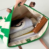 コーデのアクセントにぴったりな全面プリントデザインキャンバストートバッグ 大容量 | maison de LATIR | 詳細画像37