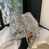 どんなスタイルにも華を添えるスパンコールチェーンショルダーバッグ 巾着型バッグ | maison de LATIR | 詳細画像15