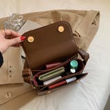 ベーシックなデザインが重宝するショルダーバッグ ストラップ調整可 肩掛け | maison de LATIR | 詳細画像18 