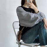 ぽわん袖ボリュームスリーブトップス 七分袖 レディース | maison de LATIR | 詳細画像47