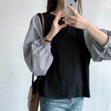 ぽわん袖ボリュームスリーブトップス 七分袖 レディース | maison de LATIR | 詳細画像50