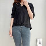 スカラップレースブラウス韓国ファッション 夏 セクシー | maison de LATIR | 詳細画像9