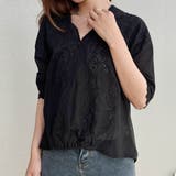 スカラップレースブラウス韓国ファッション 夏 セクシー | maison de LATIR | 詳細画像11