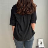 スカラップレースブラウス韓国ファッション 夏 セクシー | maison de LATIR | 詳細画像14