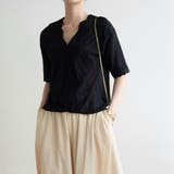 スカラップレースブラウス韓国ファッション 秋 セクシー | maison de LATIR | 詳細画像18