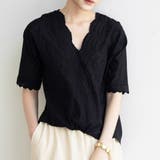 スカラップレースブラウス韓国ファッション 秋 セクシー | maison de LATIR | 詳細画像22