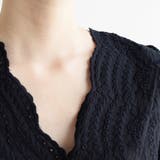 スカラップレースブラウス韓国ファッション 秋 セクシー | maison de LATIR | 詳細画像29