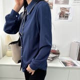 エレガントなバイカラーボウタイデザインブラウス 冬 外国風 | maison de LATIR | 詳細画像31 