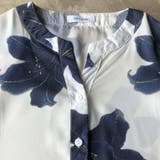シックなカラーが大人っぽいバルーンスリーブ花柄シフォンブラウス 夏 夏 | maison de LATIR | 詳細画像32