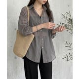 ボリューム袖が華やぐ透け感シアーシャツ レイヤードも楽しめる夏服イージーケア軽や… | maison de LATIR | 詳細画像13 