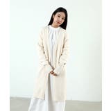 ロング丈の綺麗めカーディガン 女性らしい 冬物 | maison de LATIR | 詳細画像15 