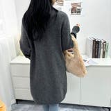 ロング丈の綺麗めカーディガン 女性らしい 冬物 | maison de LATIR | 詳細画像25 