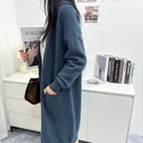 ロング丈の綺麗めカーディガン 女性らしい 冬物 | maison de LATIR | 詳細画像35 