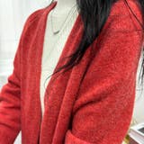 ロング丈の綺麗めカーディガン 女性らしい 冬物 | maison de LATIR | 詳細画像42 