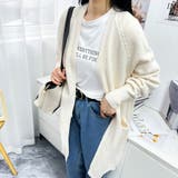 ロング丈の綺麗めカーディガン 女性らしい 冬物 | maison de LATIR | 詳細画像6 