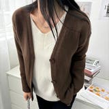 ドロップショルダーでラフこなれ感カーディガン ニット カーディガン | maison de LATIR | 詳細画像12 