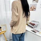 ドロップショルダーでラフこなれ感カーディガン ニット カーディガン | maison de LATIR | 詳細画像22 