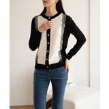 バイカラーレースカーディガン カーディガン バイカラー | maison de LATIR | 詳細画像21 