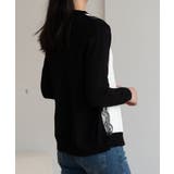 バイカラーレースカーディガン カーディガン バイカラー | maison de LATIR | 詳細画像37 